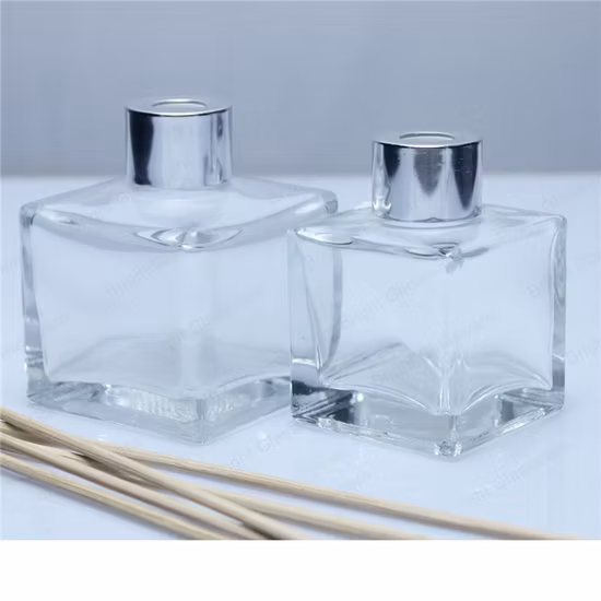 Wholesale Aroma Reed Spread Incense Square Glass Diffuser Bottle
