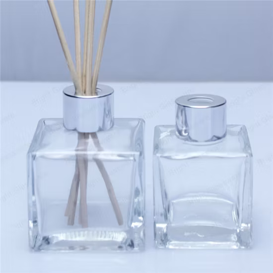 Wholesale Aroma Reed Spread Incense Square Glass Diffuser Bottle