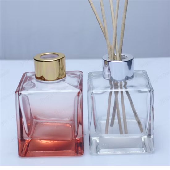 Wholesale Aroma Reed Spread Incense Square Glass Diffuser Bottle