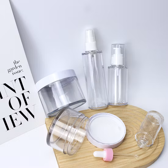 OEM ODM Cosmetic Packaging Design Perfume Bottle Set 100ml 50ml with Beautiful Cap