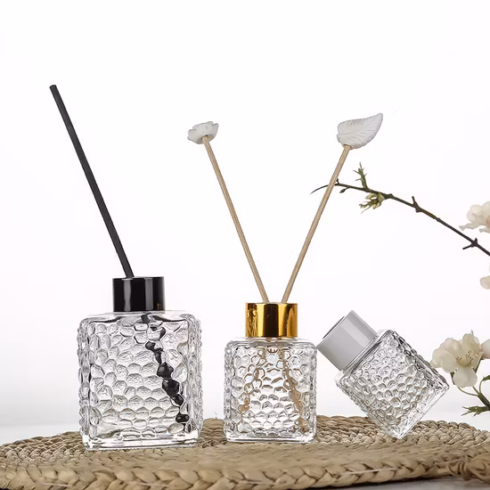High Quality Empty Round Luxury Home Decorative Glass Diffuser Bottle